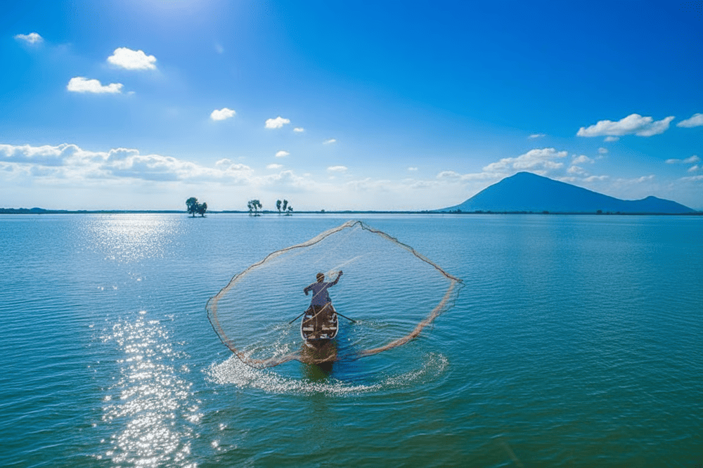 Khu vực Hồ Dầu Tiếng địa điểm cắm trại v&agrave; check-in l&yacute; tưởng